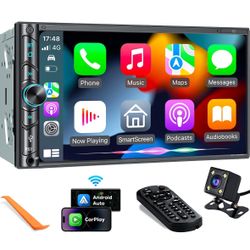Upgrade Wireless Double Din Car Stereo with Carplay