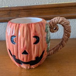Fitz and Floyd Jack O Lantern Mug