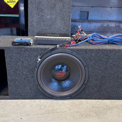 DIGITAL Designs 12”SUB & ROCKFORD AMP