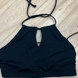 Athleta Adjustable High Neck Bikini Top Size m