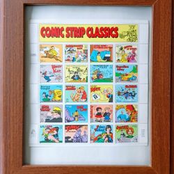 Comic Strip Classics. 1995 USA 32 full plate Postage Stamps.