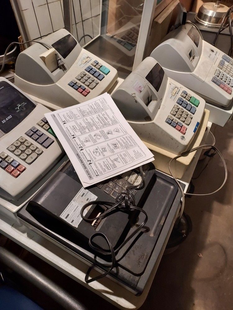 5 Cash Registers
