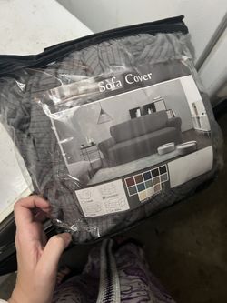 Two pieces of sofa cover