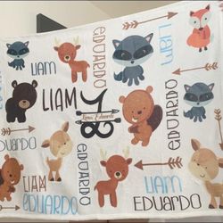 Custom Made Baby Blanket 