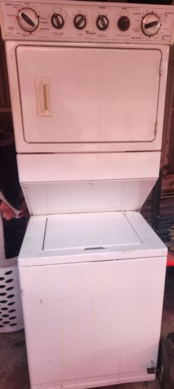 Whirlpool stack washer and dryer