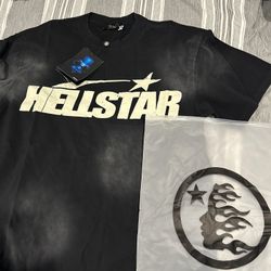 Classic Hellstar Black And Yellow Heavy Shirt