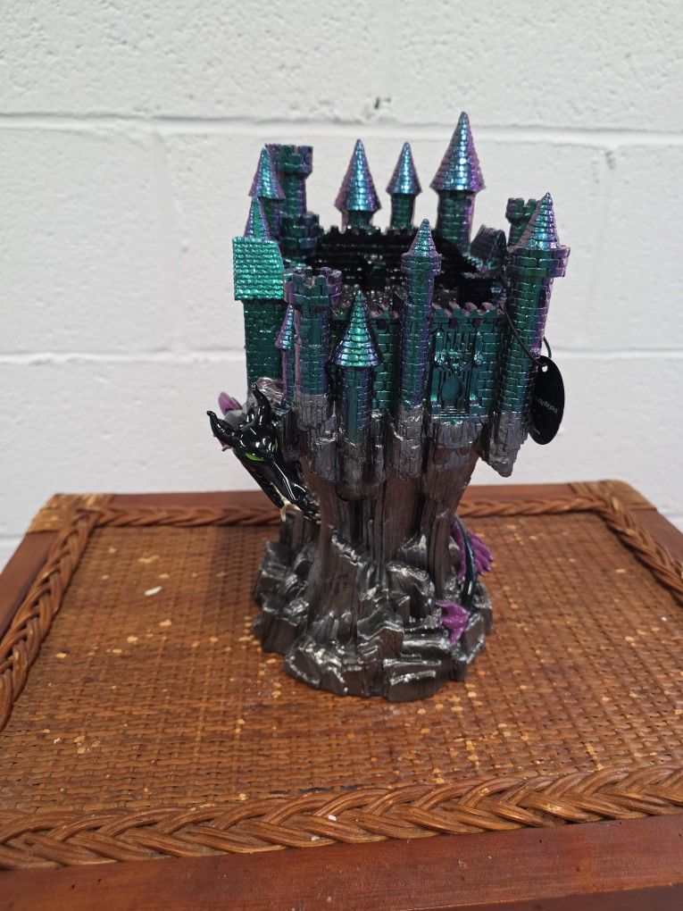 Bath & Body Works Maleficent Dragon Castle Disney Villains Candle Holder New