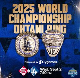 9/2 Dodgers vs Cardinals Ohtani Ring