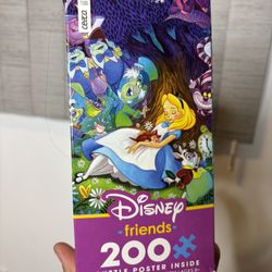 Disney Friends Alice In Wonderland 200pc Puzzle 