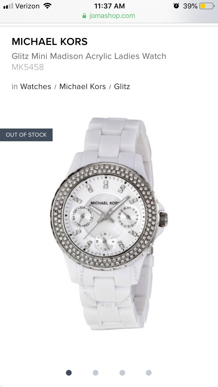 Michael Kors Glitz Mini Madison Acrylic Ladies Watch MK5458 Michael Kors Glitz Mini Madison Acrylic Ladies Watch main image 4