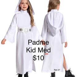 Princess Leia Star Wars Costume Cosplay Halloween Youth 8