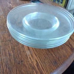 10" Clear Glass Plates