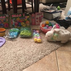 Easter Decorating Items Brand New And An Rabbit Easter Basket