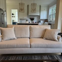 Ethan Allen Cream Couch
