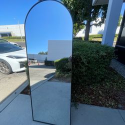 70 x 26 Full Length Arch Mirror with Stand
