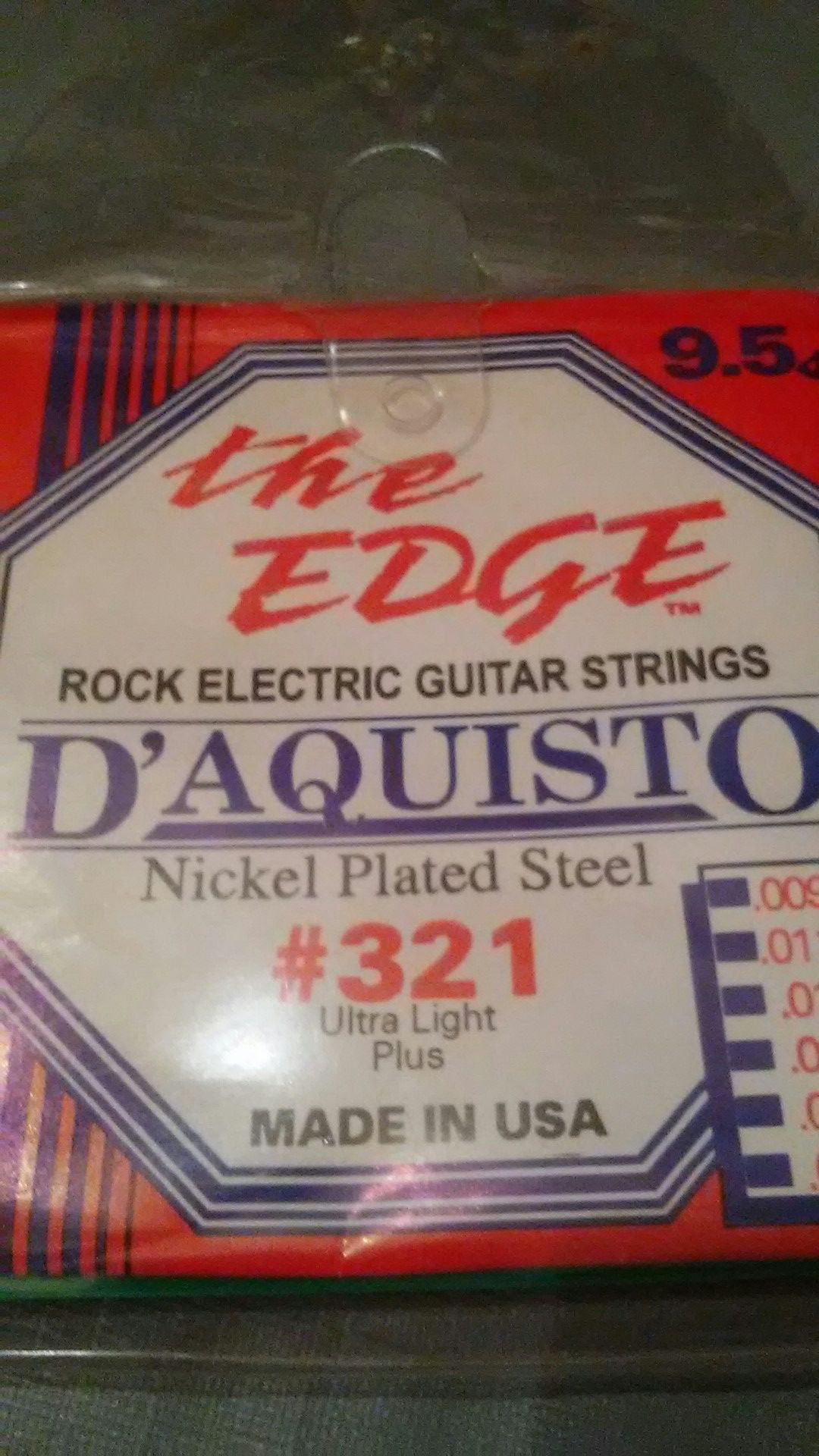 D'Aquisto # 321 NICKEL PLATED GUITAR STRING S