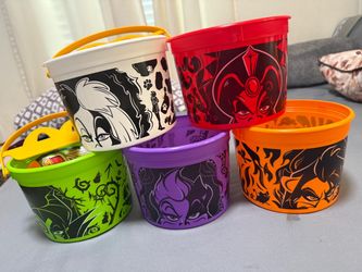 Disney Villains Halloween Trick-or-Treat Buckets