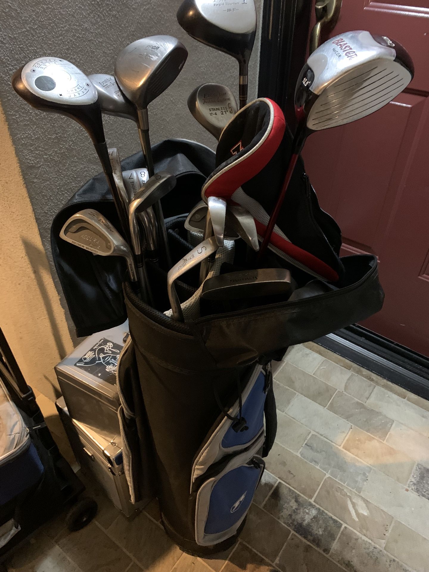 Excalibur Club Set With Three Titanium Drivers