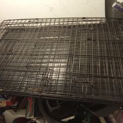 Huge Kennel With Tray Need Gone 