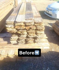 🔥Cedar Aged Fence Pickets (pick up as soon as today Del Valle Austin)