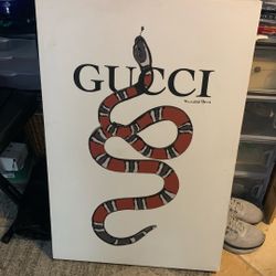 36”x 24”Gucci Fairchild Paris Canvas Print Art