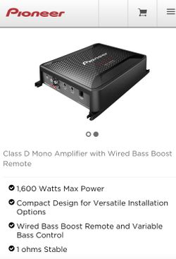 Pioneer 1600 Watt Amp