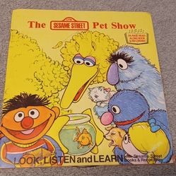 Sesame Street Record And Read Along Book Bert Ernie Bird