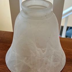 3 Replacement Alabaster Vanity Light Glass Shades Bell-shaped