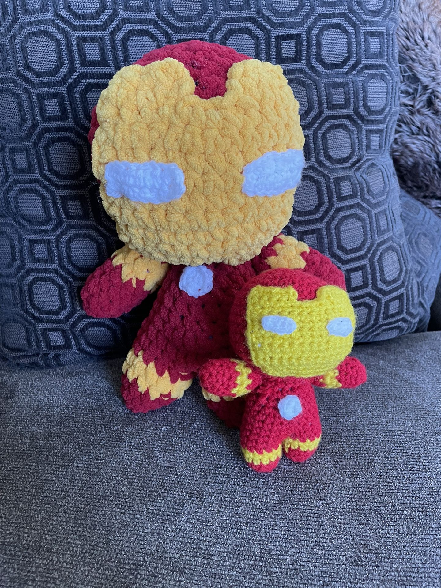 Crochet Large Iron Man Plushy