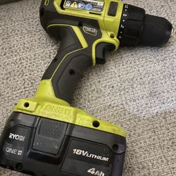 Ryobi Power Tool 1/2 In 4ah Battery 