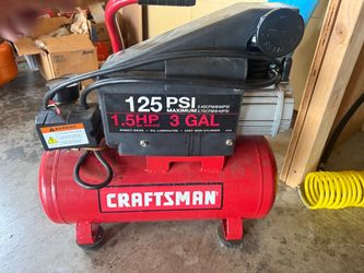 Craftsman 3 Gallon Air Compressor 125 PSI