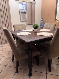 wooden table