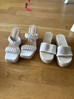 Women's White Sandals
