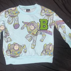Toy Story Pixar Buzz light year Sweatshirt 4T