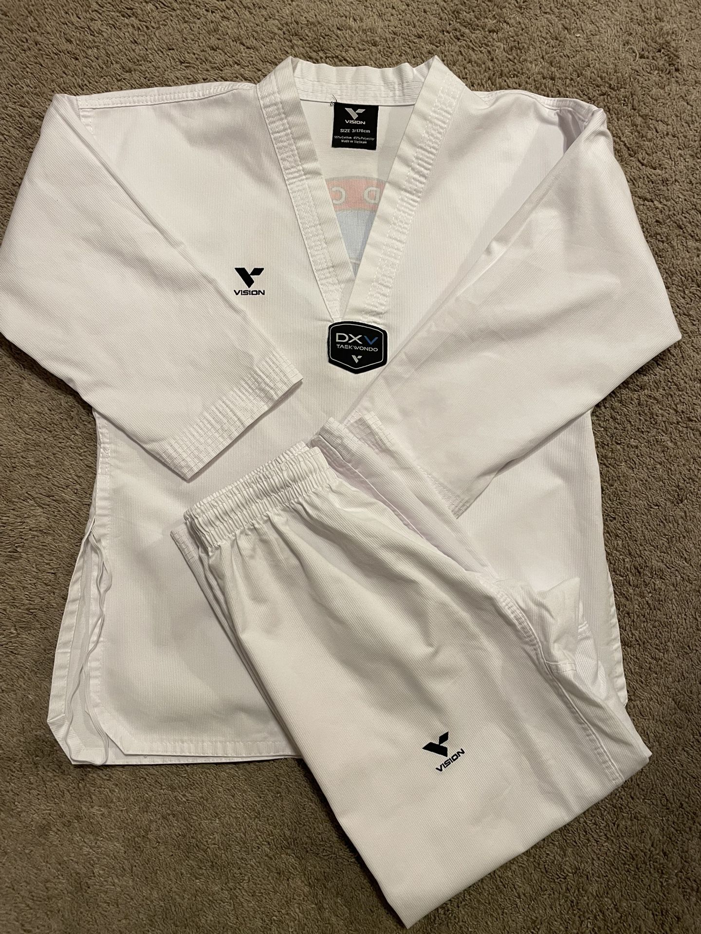 Teakwondo Uniform Size 3/170