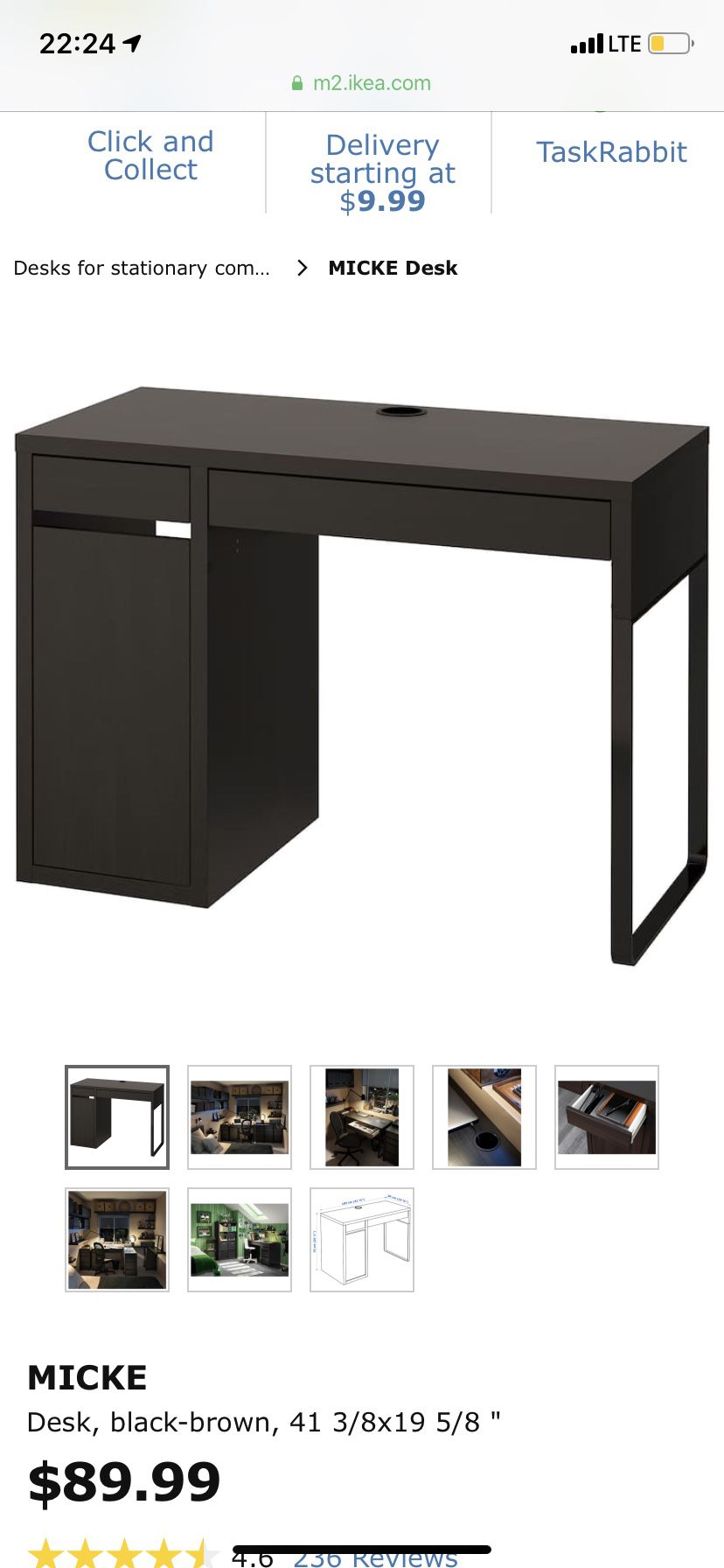 IKEA Micke Desk *barely used*