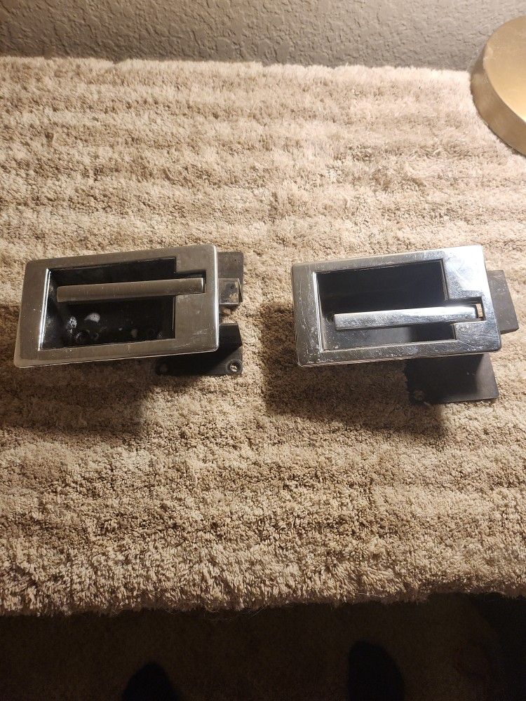 NICE! VINTAGE CHEVY INTERIOR DOOR HANDLES