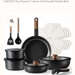 17 Pcs Carote Cookware Set 
