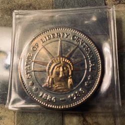 STATUE OF LIBERTY CENTENNIAL 1986 GIFT OF FREEDOM 100th ANNIVERSARY UNCIRCULATED TOKEN