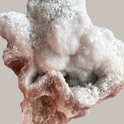 Lace Agate With Druzy Quartz. Rocks Minerals Crystals Gemstones