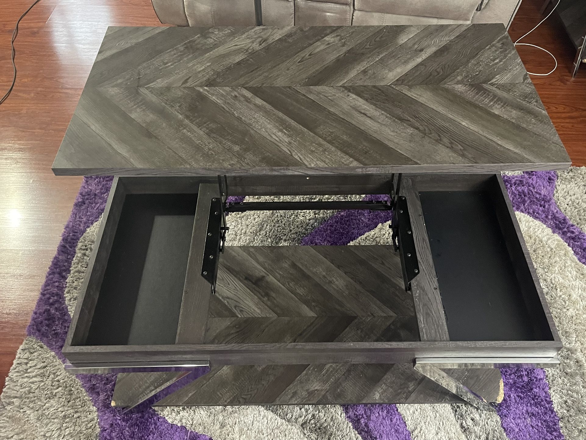 Coffee Table With Storage And A Side Table Set