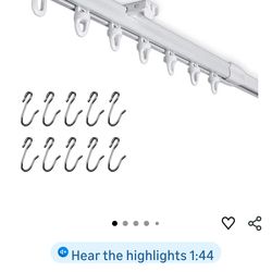 SOLOKOS Telescopic Ceiling Curtain Track System 51–94" Room Divider – NEW/Unused