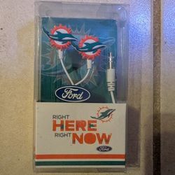 Miami Dolphins Earbuds