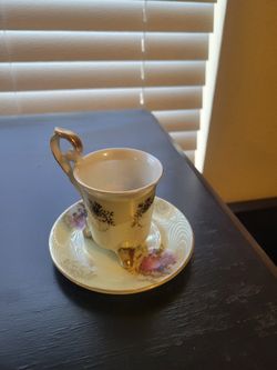 Tea Cup & Saucer - Antique