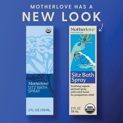 Motherlove Sitz Bath Spray, Herbal Perineal Spray for Postpartum Recovery, 2 oz

