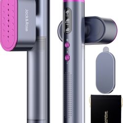 Jack ＆ Rose Travel Steamer for Clothes,100-220V Portable Iron,15s Heat Up,Steamer ＆ Iron 2 In 1, Travel Size,Large Ceramic Heat Panel,for Global and E