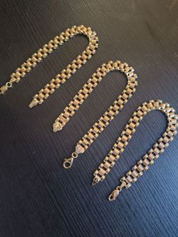 3 SOLID BRACELET'S 🥶 ‼️read description ‼️