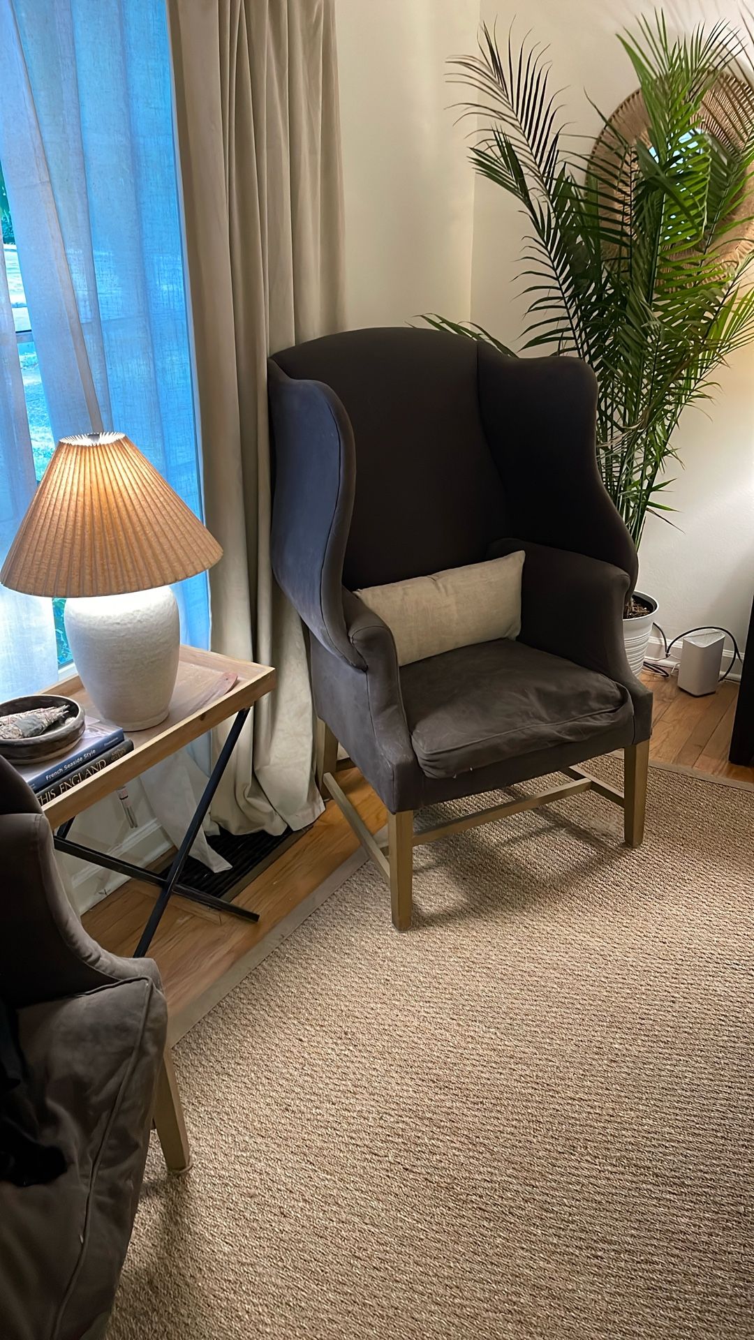 Pair of classic Restoration Hardware armchairs