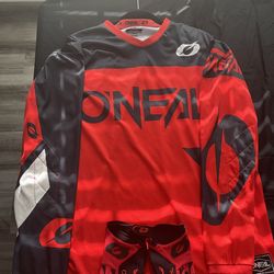 O’Neal Riding Jersey W/ Matching Gloves