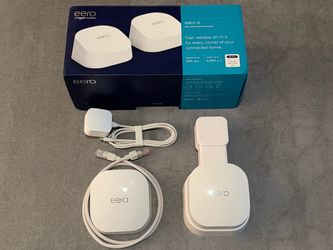 eero 6 Mesh Wi-Fi System… Router + Extender + Custom Wall Mount